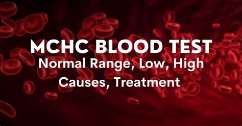 Low MCHC blood levels: Tests, symptoms and causes .